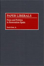 Cover of: Paper Liberals by David Ortiz