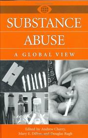Cover of: Substance Abuse: A Global View (A World View of Social Issues)