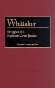 Cover of: Whittaker by Richard Lawrence Miller