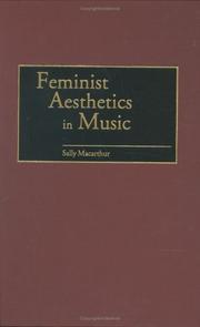 Cover of: Feminist Aesthetics in Music: by Sally Macarthur, Sally Macarthur