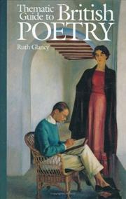 Cover of: Thematic guide to British poetry