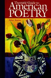 Cover of: Thematic guide to American poetry
