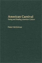 Cover of: American carnival: seeing and reading American culture