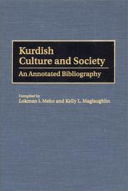 Cover of: Kurdish culture and society by Lokman I. Meho