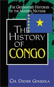 Cover of: The history of Congo by Ch. Didier Gondola