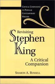 Cover of: Revisiting Stephen King: a critical companion