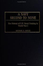 Cover of: A Navy Second to None by Michael D. Besch