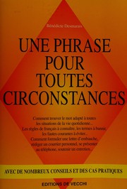 Cover of: Une phrase pour toutes circonstances