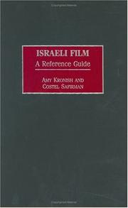 Cover of: Israeli film: a reference guide