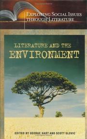 Cover of: Literature and the environment