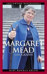 Cover of: Margaret Mead: A Biography (Greenwood Biographies)