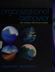 Cover of: Organizational behavior by Angelo Kinicki