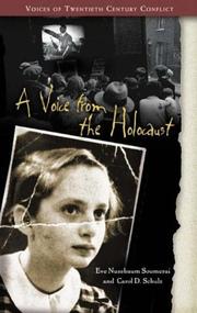 Cover of: A Voice from the Holocaust (Voices of Twentieth-Century Conflict)