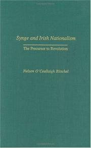 Cover of: Synge and Irish nationalism: the precursor to revolution