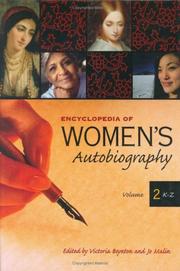 Cover of: Encyclopedia of women's autobiography by edited by Victoria Boynton and Jo Malin.