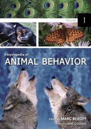 Cover of: Encyclopedia of Animal Behavior (3 Vol. Set)