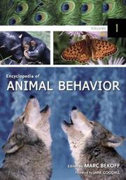 Cover of: Encyclopedia of Animal Behavior, Vol. 1: A-C