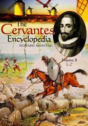 Cover of: The Cervantes encyclopedia by Howard Mancing
