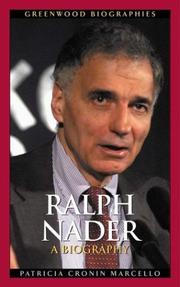 Cover of: Ralph Nader: A Biography (Greenwood Biographies)