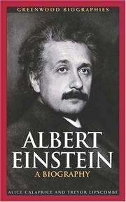 Cover of: Albert Einstein by Alice Calaprice, Trevor Davis Lipscombe