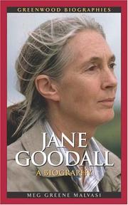 Cover of: Jane Goodall: A Biography (Greenwood Biographies)