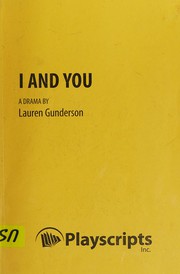 Cover of: I and you