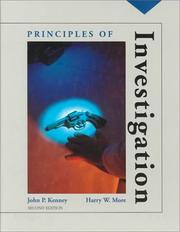 Cover of: Principles of investigation