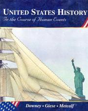 Cover of: United States history: in the course of human events