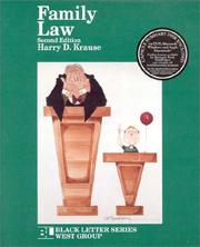 Cover of: Family law by Harry D. Krause