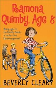 Cover of: Ramona Quimby, Aged 8 by Beverly Cleary