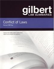 Cover of: Gilbert Law Summaries: Conflict of Laws