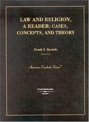 Cover of: Law and religion, a reader: cases, concepts, and theory