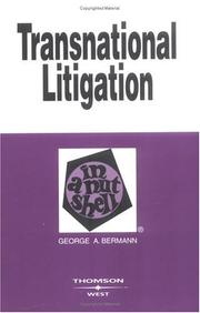 Cover of: Transnational litigation in a nutshell