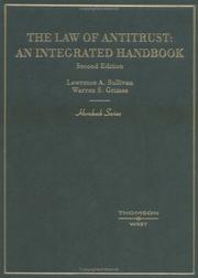 Cover of: Hornbook on The Law of Antitrust: An Integrated Handbook (Hornbook Series Student Edition)