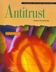 Cover of: Antitrust by Herbert Hovenkamp, Herbert Hovenkamp