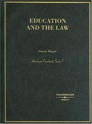 Cover of: Education and the Law