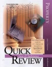 Cover of: Sum & Substance Quick Review on Property (Sum & Substance)