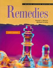 Cover of: Remedies (Black Letter Outlines) (Black Letter Outline)