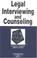 Cover of: Legal Interviewing and Counseling in a Nutshell, Fourth Edition (Nutshell Series)