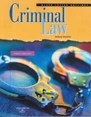 Cover of: Criminal law by Joshua Dressler
