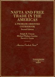 NAFTA and free trade in the Americas by Ralph Haughwout Folsom