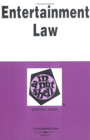 Cover of: Entertainment Law: In a Nutshell (Nutshell Series)