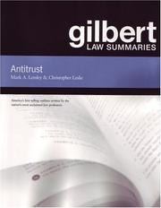 Cover of: Gilbert Law Summaries: Antitrust