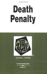 Cover of: Death penalty: in a nutshell