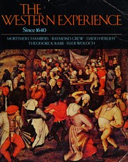 Cover of: The Western experience by Mortimer Chambers ... [et al.].
