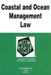 Cover of: Coastal and Ocean Management Law in a Nutshell (Nutshell Series)