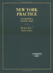 Cover of: New York Practice