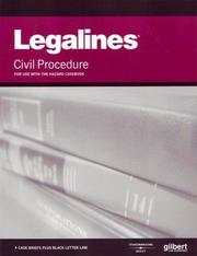 Cover of: Legalines on Civil Procedure, 9th - Keyed to Hazard