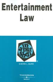 Cover of: Entertainment Law in a Nutshell