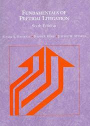 Cover of: Fundamentals of Pretrial Litigation